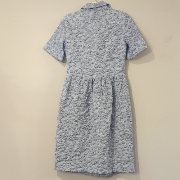 Shrimps‎ Henry Cloque Dress Blue size 6 - Picture 7 of 12